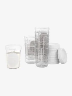 10 Pots De Conservation 200 Ml SUAVINEX Blanc - Suavinex