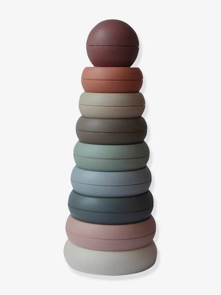 Anneaux à Empiler - MUSHIE Rose - Mushie 1 Anneaux à Empiler - MUSHIE Rose - Mushie