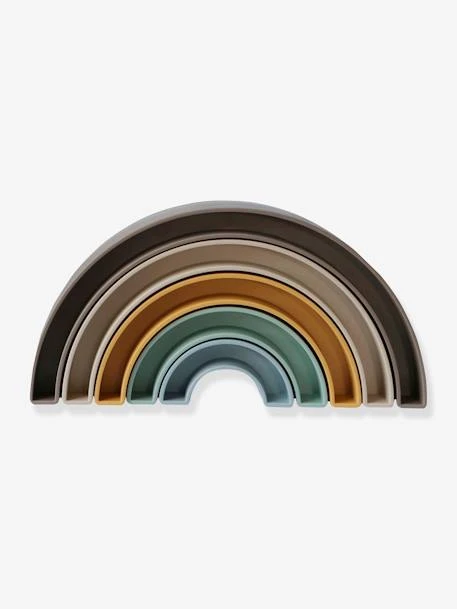 Arc-en-ciel à Empiler - MUSHIE Jaune - Mushie 1 Arc-en-ciel à Empiler - MUSHIE Jaune - Mushie