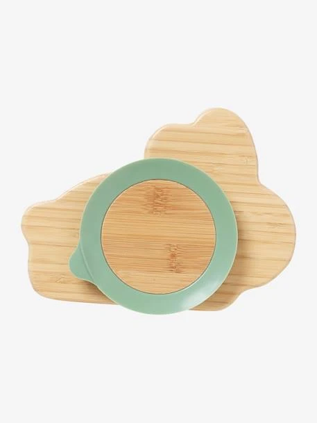 Assiette En Bambou Lapin Naturel - Vertbaudet 2 Assiette En Bambou Lapin Naturel - Vertbaudet – Image 2