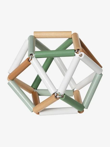 Balle D'éveil En Bois GREEN FOREST Beige - Vertbaudet 1 Balle D'éveil En Bois GREEN FOREST Beige - Vertbaudet