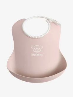 Bavoir Avec Récupérateur BABYBJORN Rose Pastel - Baby Bjorn -Buki France Shop bavoir avec recuperateur babybjorn 3
