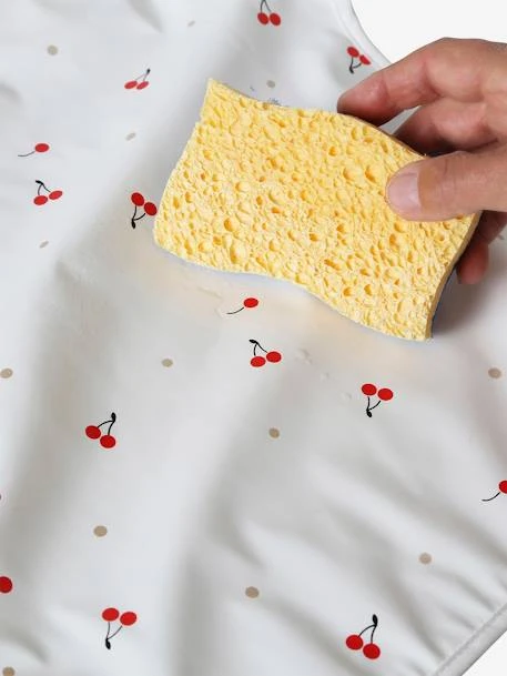 Bavoir Tablier Manches Longues Avec Col Rose Imprimé - Vertbaudet 5 Bavoir Tablier Manches Longues Avec Col Rose Imprimé - Vertbaudet – Image 5