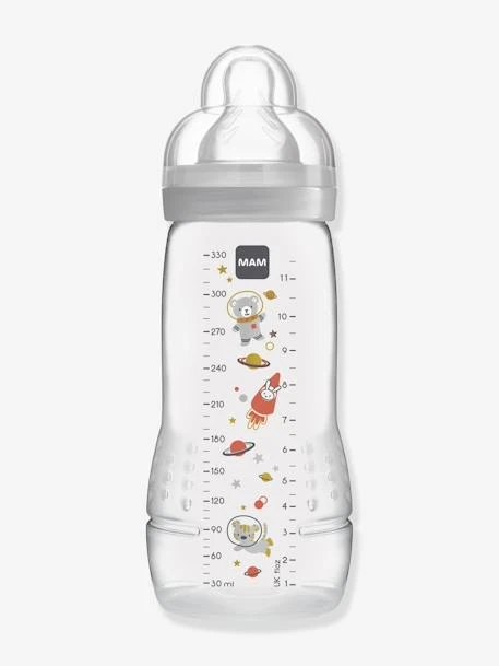 Biberon 330 Ml MAM Easy Active 2e âge Pattern Beige - Mam 1 Biberon 330 Ml MAM Easy Active 2e âge Pattern Beige - Mam