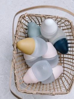 Biberon BibRond 330 Ml ELHEE Bleu Grisé (blue Grey) - Elhee -Buki France Shop biberon bibrond 330 ml elhee 3