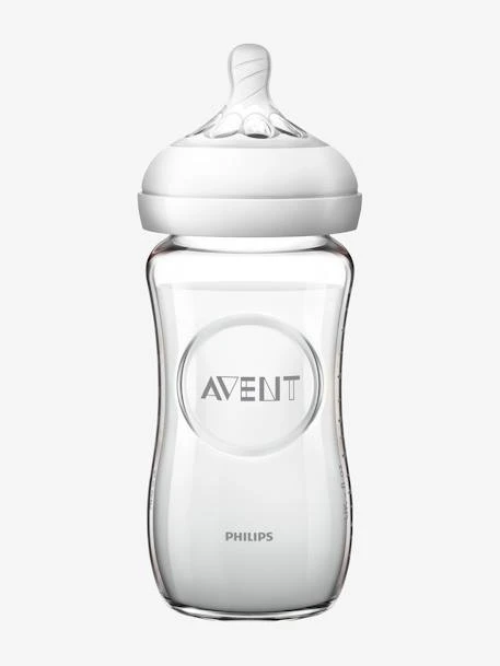 Biberon Verre 240 Ml Philips AVENT Natural Sans BPA Transparent - Philips Avent 3 Biberon Verre 240 Ml Philips AVENT Natural Sans BPA Transparent - Philips Avent – Image 3