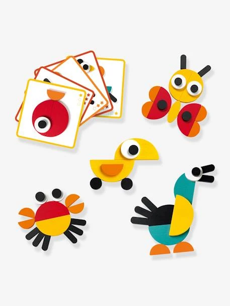 Blocs De Construction Ze Geoanimo DJECO Vert - Djeco 2 Blocs De Construction Ze Geoanimo DJECO Vert - Djeco – Image 2