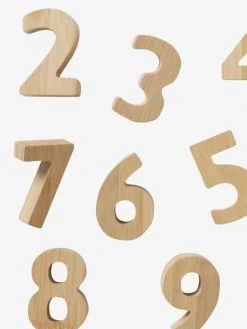 Chiffres En Bambou Beige - Vertbaudet 5 Chiffres En Bambou Beige - Vertbaudet -Buki France Shop chiffres en bambou 2