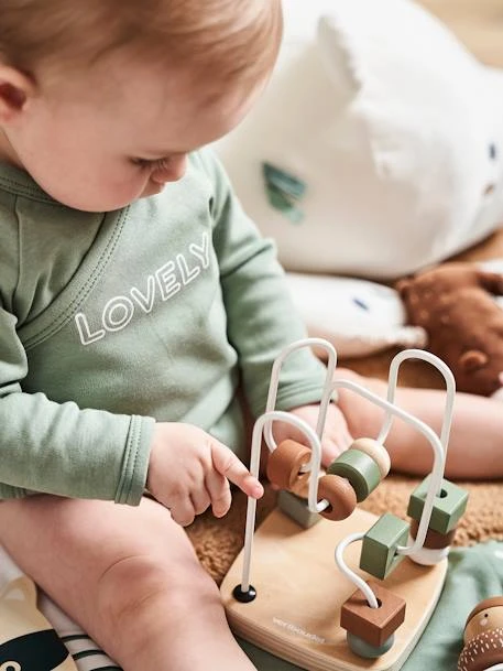 Coffret 3 Jeux D'éveil GREEN FOREST En Bois FSC® Multicolore - Vertbaudet 4 Coffret 3 Jeux D'éveil GREEN FOREST En Bois FSC® Multicolore - Vertbaudet – Image 4