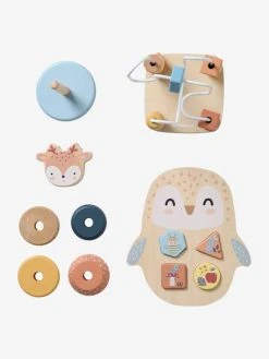 Coffret 3 Jeux D'éveil Les Amis De La Forêt En Bois FSC® Beige - Vertbaudet -Buki France Shop coffret 3 jeux deveil les amis de la foret en bois fsc 4