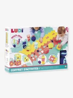 Coffret D'activités Tapis Quille Et Formes LUDI Multicolore - Ludi -Buki France Shop coffret dactivites tapis quille et formes ludi 4