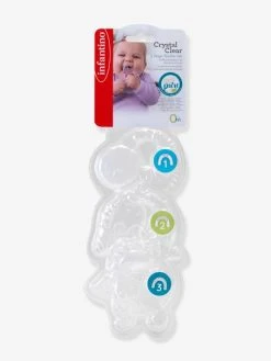 Coffret De 3 Anneaux De Dentition Cristal - INFANTINO Blanc - Infantino -Buki France Shop coffret de 3 anneaux de dentition cristal infantino 4