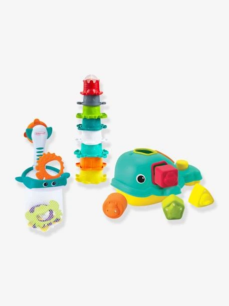 Coffret De Bain 3 Jouets - INFANTINO Multicolor - Infantino 1 Coffret De Bain 3 Jouets - INFANTINO Multicolor - Infantino