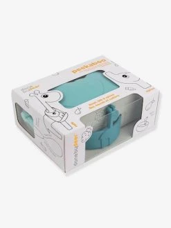 Coffret Premier Repas 3 Pièces DONE BY DEER Peekaboo Deer Friends En Silicone Bleu - Done By Deer -Buki France Shop coffret premier repas 3 pieces done by deer peekaboo deer friends en silicone 3