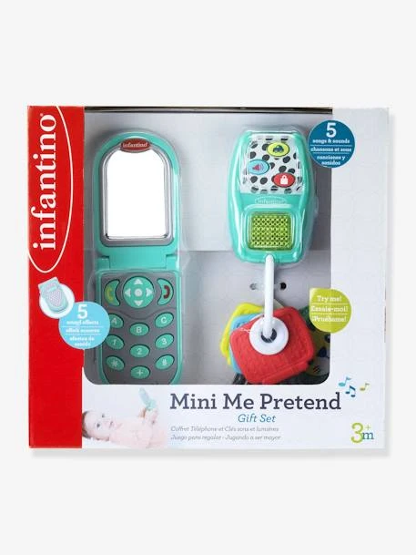 Coffret Téléphone Et Clé électroniques Infantino Multicolor - Infantino 3 Coffret Téléphone Et Clé électroniques Infantino Multicolor - Infantino – Image 3