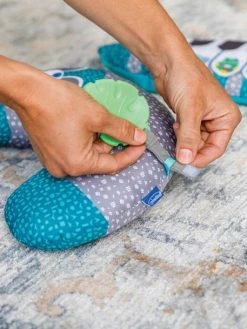 Coussin Piano évolutif 3 En 1 Infantino Gris Et Bleu - Infantino -Buki France Shop coussin piano evolutif 3 en 1 infantino 2