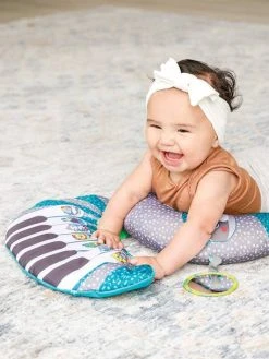 Coussin Piano évolutif 3 En 1 Infantino Gris Et Bleu - Infantino -Buki France Shop coussin piano evolutif 3 en 1 infantino 4