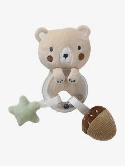 Doudou Carré + Hochet GREEN FOREST Multicolore - Vertbaudet -Buki France Shop doudou carre hochet green forest 5