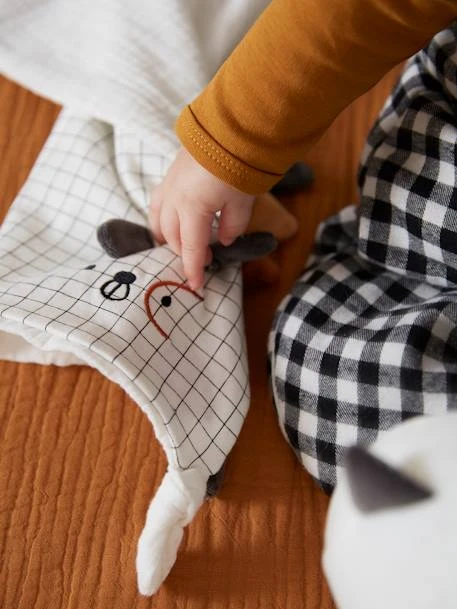 Doudou Carré MES PETITS JOUETS Multicolore - Vertbaudet 2 Doudou Carré MES PETITS JOUETS Multicolore - Vertbaudet – Image 2