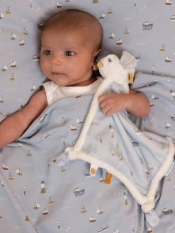 Doudou Carré Mouette - Sailors Bay - LITTLE DUTCH Bleu Grisé - Little Dutch 6 Doudou Carré Mouette - Sailors Bay - LITTLE DUTCH Bleu Grisé - Little Dutch -Buki France Shop doudou carre mouette sailors bay little dutch 2