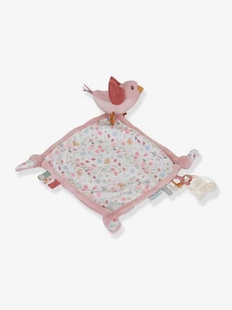 Doudou Carré Oiseau - Flowers & Butterflies - LITTLE DUTCH Rose Pâle - Little Dutch 2 Doudou Carré Oiseau - Flowers & Butterflies - LITTLE DUTCH Rose Pâle - Little Dutch – Image 2