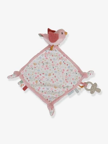 Doudou Carré Oiseau - Flowers & Butterflies - LITTLE DUTCH Rose Pâle - Little Dutch 1 Doudou Carré Oiseau - Flowers & Butterflies - LITTLE DUTCH Rose Pâle - Little Dutch