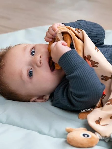 Doudou Plat Attache Sucette - DONE BY DEER Moutarde - Done By Deer 2 Doudou Plat Attache Sucette - DONE BY DEER Moutarde - Done By Deer – Image 2