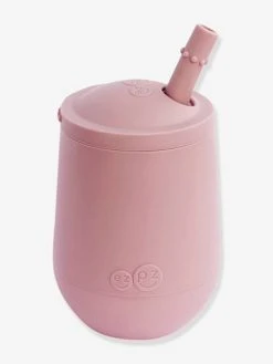 Gobelet D’apprentissage Avec Paille EZPZ Mini Cup En Silicone Rose Blush - EZPZ -Buki France Shop gobelet dapprentissage avec paille ezpz mini cup en silicone 4