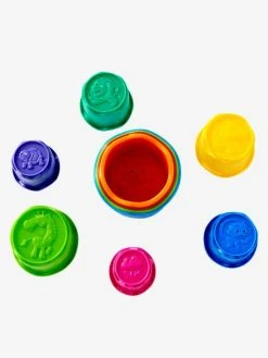 Gobelets De Bain En Plastique à Empiler Multicolore - Vertbaudet -Buki France Shop gobelets de bain en plastique a empiler 3