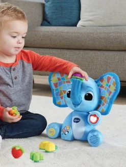 Gontran, Mon éléphant Gourmand - VTECH Bleu - Toutes Les Marques -Buki France Shop gontran mon elephant gourmand vtech 2