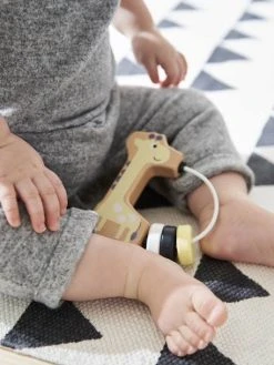 Hochet Girafe En Bois FSC® Multicolore - Vertbaudet -Buki France Shop hochet girafe en bois fsc 2