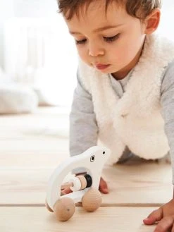 Hochet Ourson En Bois FSC® Blanc - Vertbaudet 5 Hochet Ourson En Bois FSC® Blanc - Vertbaudet -Buki France Shop hochet ourson en bois fsc 2