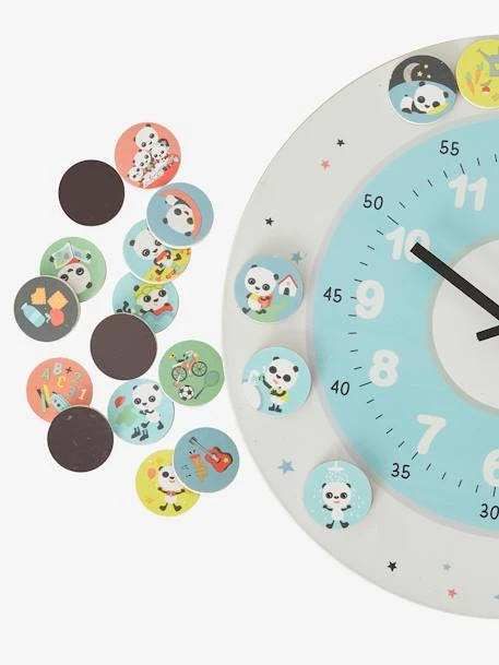 Horloge De La Journée Avec Magnets En Bois FSC® Multicolore - Vertbaudet 2 Horloge De La Journée Avec Magnets En Bois FSC® Multicolore - Vertbaudet – Image 2