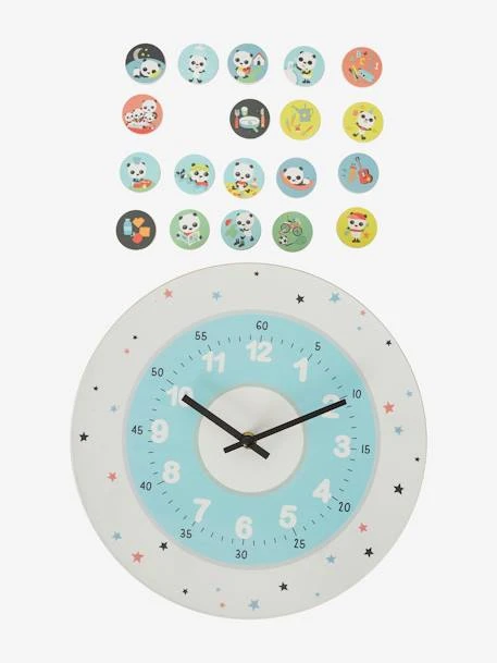 Horloge De La Journée Avec Magnets En Bois FSC® Multicolore - Vertbaudet 3 Horloge De La Journée Avec Magnets En Bois FSC® Multicolore - Vertbaudet – Image 3
