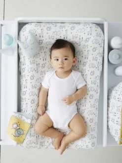 Housse De Matelas à Langer En Coton Ivoire Imprimé - Vertbaudet 9 Housse De Matelas à Langer En Coton Ivoire Imprimé - Vertbaudet -Buki France Shop housse de matelas a langer en coton 3