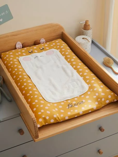 Housse De Matelas à Langer GIRAFE Ocre / Multicolore - Vertbaudet 2 Housse De Matelas à Langer GIRAFE Ocre / Multicolore - Vertbaudet – Image 2