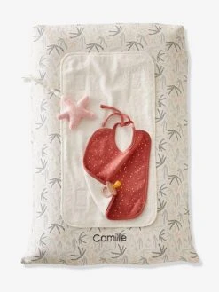 Housse De Matelas à Langer Personnalisable SOUS L'OCÉAN Blanc/bleu - Vertbaudet -Buki France Shop housse de matelas a langer personnalisable sous locean 2