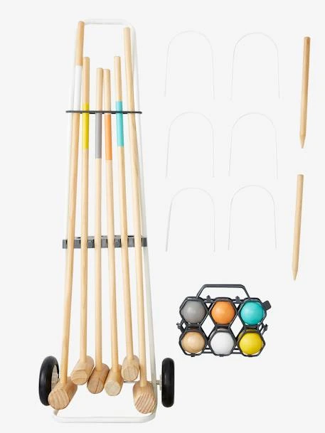 Jeu De Croquet Enfant En Bois FSC® Multicolore - Vertbaudet 3 Jeu De Croquet Enfant En Bois FSC® Multicolore - Vertbaudet – Image 3