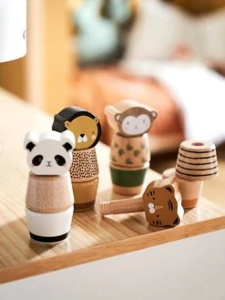 Jeu Des Animaux à Visser En Bois FSC® Multicolore - Tanzanie - Vertbaudet -Buki France Shop jeu des animaux a visser en bois fsc 5