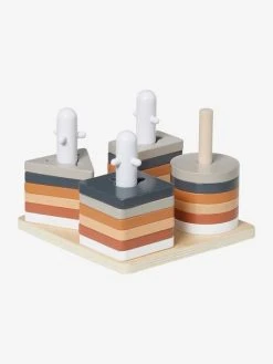 Jeu Des Formes à Empiler En Bois FSC® Multicolore - Petits Jouets - Vertbaudet