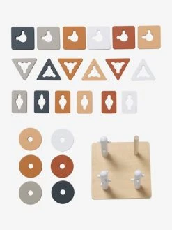 Jeu Des Formes à Empiler En Bois FSC® Multicolore - Petits Jouets - Vertbaudet -Buki France Shop jeu des formes a empiler en bois fsc 3