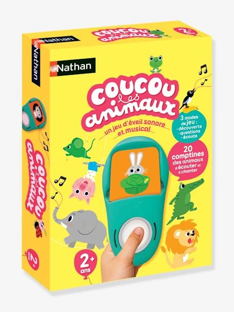Jeu Interactif Coucou Les Animaux - NATHAN Vert - Nathan 2 Jeu Interactif Coucou Les Animaux - NATHAN Vert - Nathan – Image 2