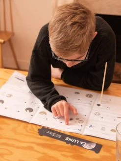 Kit Collector La Lune - 8/12 Ans PANDACRAFT Bleu - Pandacraft -Buki France Shop kit collector la lune 812 ans pandacraft 2