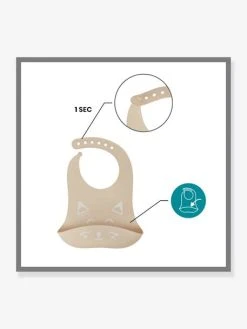 Kit Repas Silicone BABYMOOV First’Isy Beige (renard) - Babymoov -Buki France Shop kit repas silicone babymoov firstisy 4