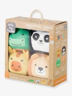 Les Dooballs - Set De 4 Balles Doudous - BABYTOLOVE Multicolore - 353 -Buki France Shop les dooballs set de 4 balles doudous babytolove 2