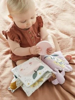 Livre D'activités En Gaze De Coton DOUCE PROVENCE Violet - Douce Provence - Vertbaudet -Buki France Shop livre dactivites en gaze de coton douce provence 4