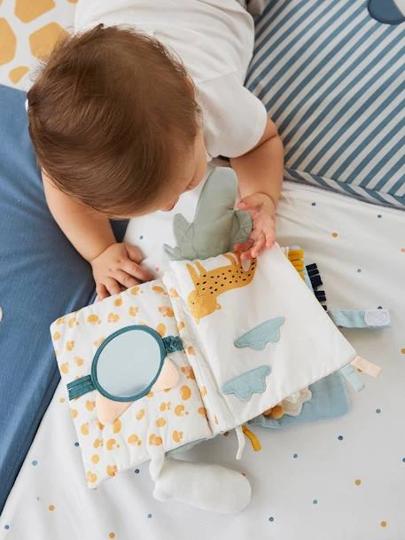 Livre Doudou Zèbre Bleu - Vertbaudet 2 Livre Doudou Zèbre Bleu - Vertbaudet – Image 2