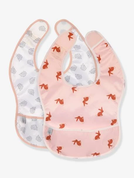 Lot De 2 Bavoirs Avec Poche LÄSSIG Little Forest Little Forest Lapin - Rose + B - Lassig 1 Lot De 2 Bavoirs Avec Poche LÄSSIG Little Forest Little Forest Lapin - Rose + B - Lassig
