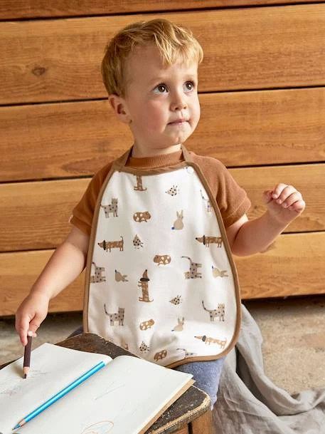 Lot De 2 Bavoirs En Coton Bio Medium Drop Little Mateis LÄSSIG Orange épice - Lassig 3 Lot De 2 Bavoirs En Coton Bio Medium Drop Little Mateis LÄSSIG Orange épice - Lassig – Image 3