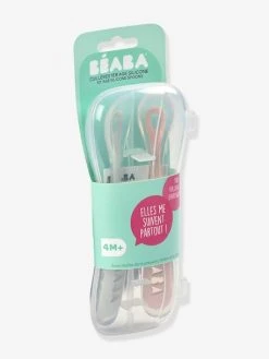 Lot De 2 Cuillères Ergonomiques D'apprentissage + Boîte De Transport BEABA Rose/gris - Beaba 7 Lot De 2 Cuillères Ergonomiques D'apprentissage + Boîte De Transport BEABA Rose/gris - Beaba -Buki France Shop lot de 2 cuilleres ergonomiques dapprentissage boite de transport beaba 2